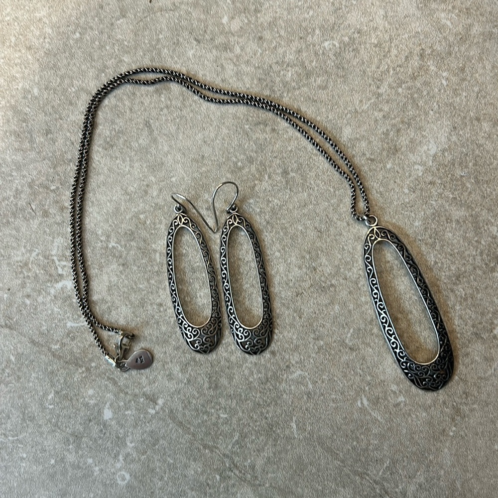 Silpada Necklace & Earring Set